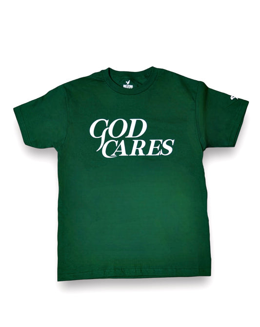 GC "God Cares" OG Forest Green T-Shirt