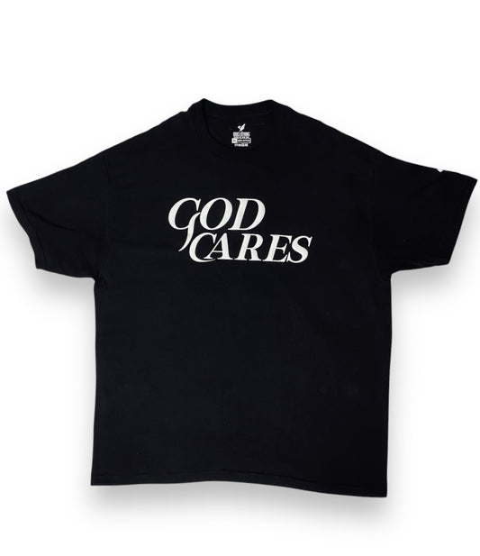 GC "God Cares" OG Black and White T-Shirt
