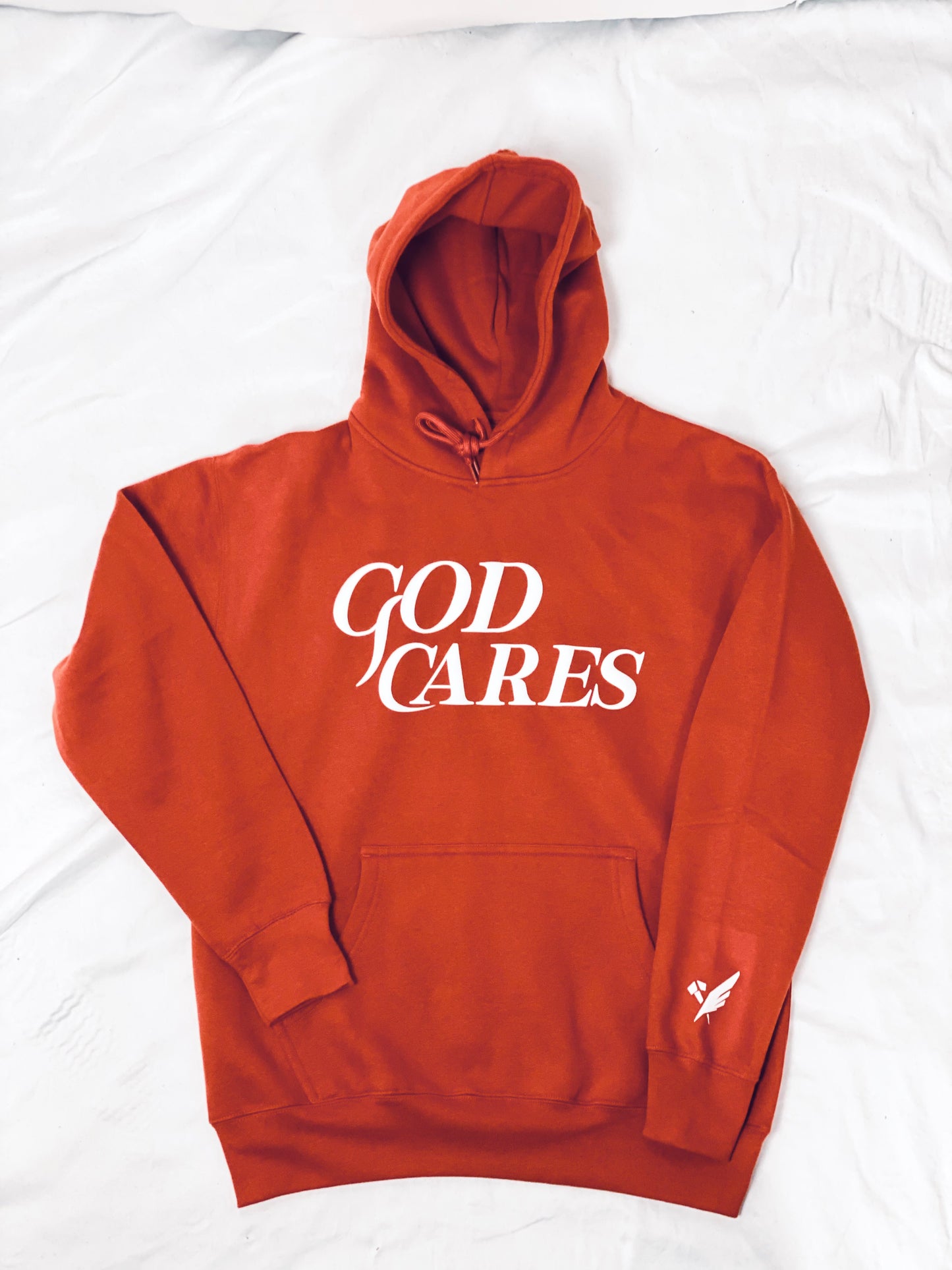 🔥 Limited stock left! 🔥GC "God Cares" Clay Hoodie