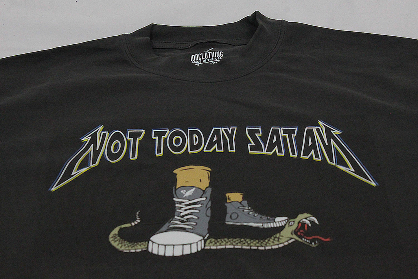 NTS "Not Today Satan" Black T-Shirt